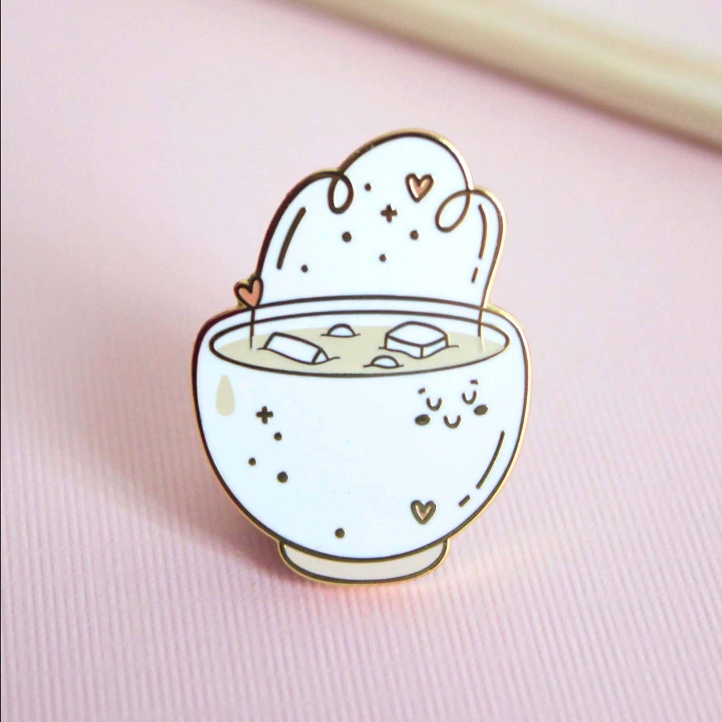 Miso Soup Enamel Pin