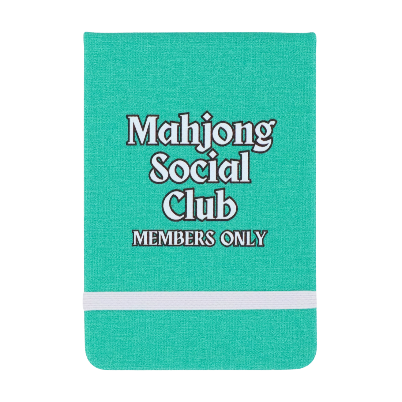 Leatherette Pocket Journal Mahjong Social Club Members Only