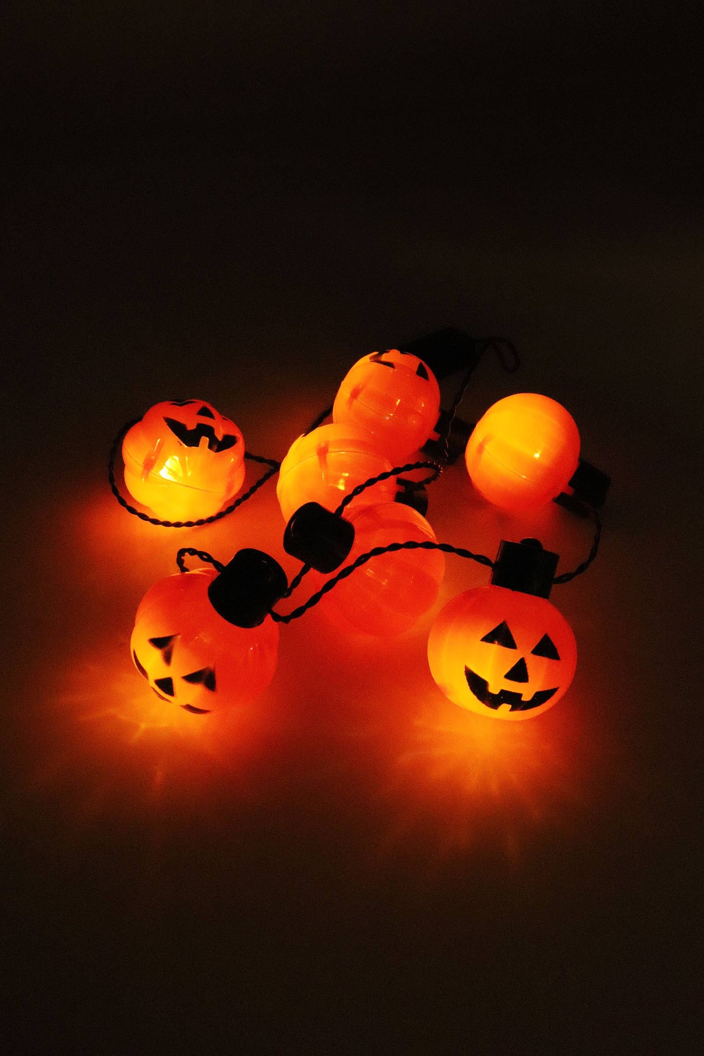 Halloween Led String Light Bulb Necklace