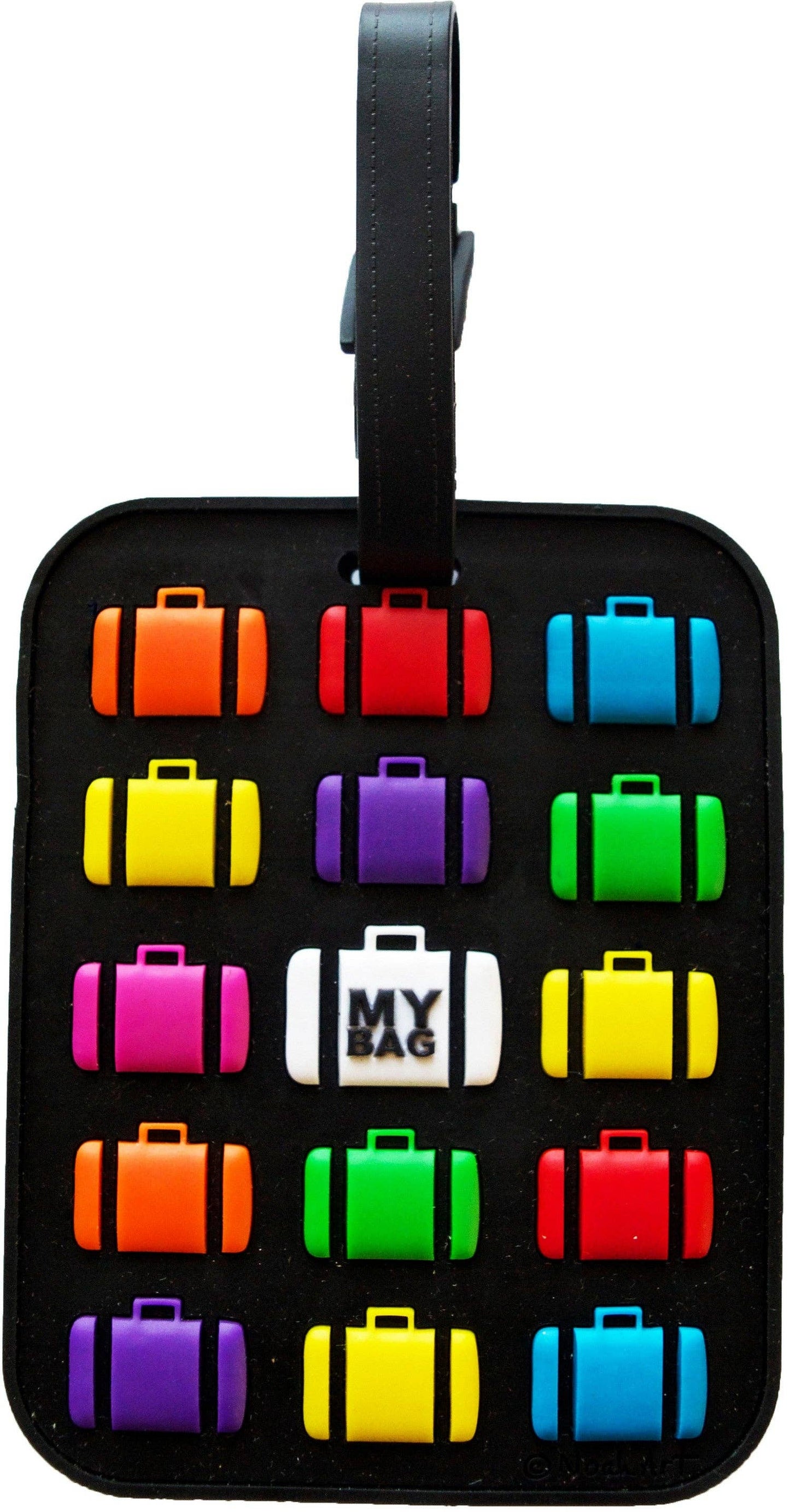 Multi Suitcase Black Luggage Tag | Our Most Popular Bag Tag