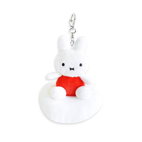 K_Wonderland - New! Miffy Dream on Cloud Plush Keyring Bag deco Charm