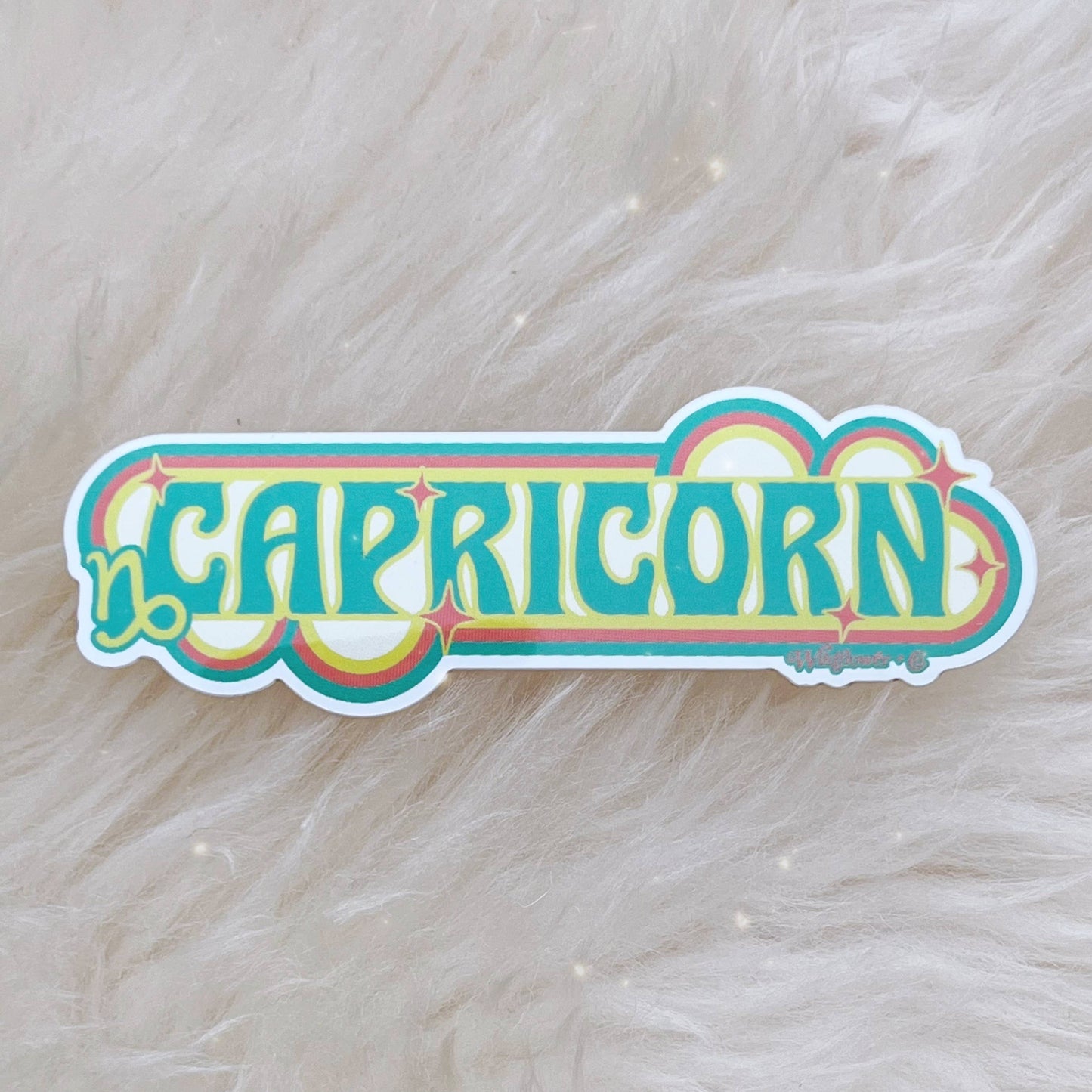 Wildflower + Co. - Zodiac Sticker (Colorful), All Signs