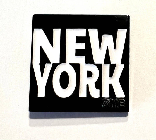 New York Graphic Enamel Pin