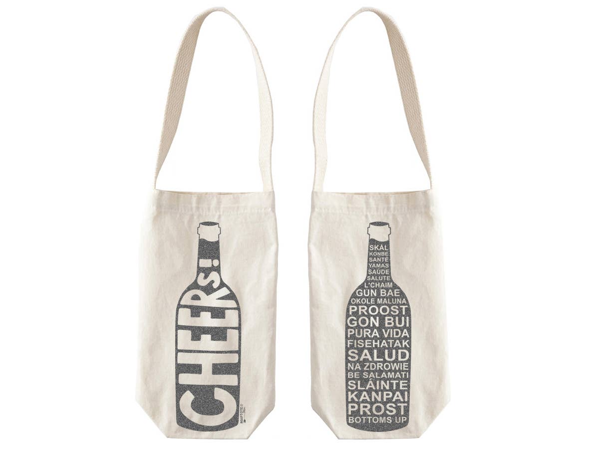 Cheers! Single Wine Totes