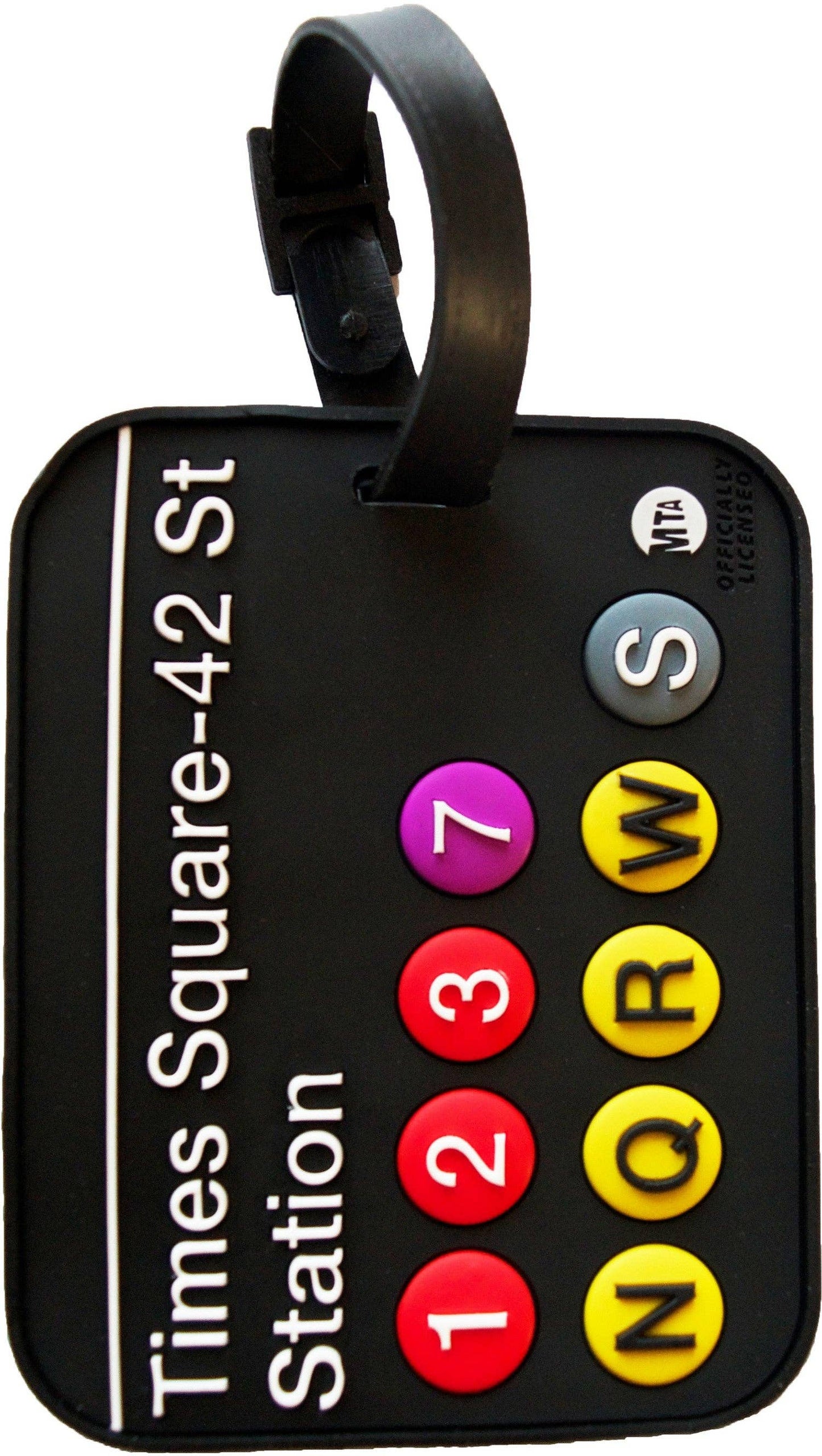 New York Luggage Tag MTA Times Square Subway Station