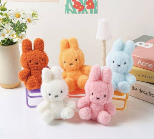 Miffy Limited Creamy Soft Color Fluffy Key ring Bag Charm