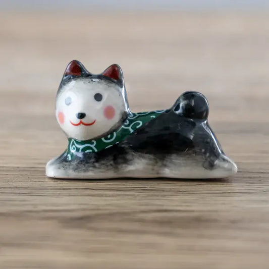 Urban Tokyo - Shiba Inu Porcelain Chopsticks Rest 2"L