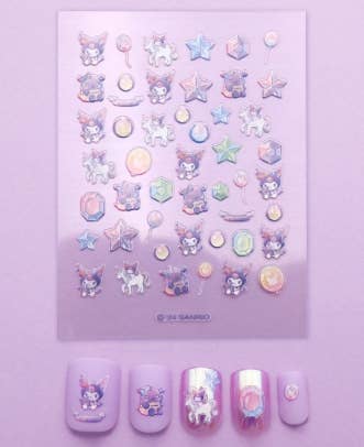 Sanrio Characters Premium Nail Sticker Collection