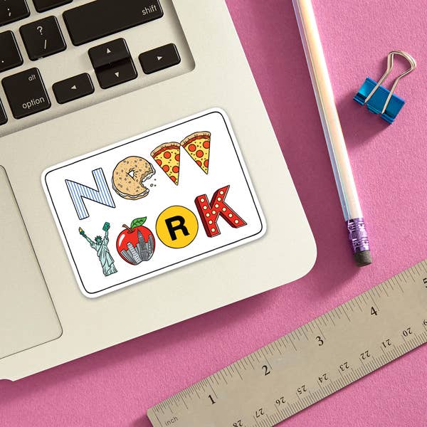 New York Icons Die Cut Sticker