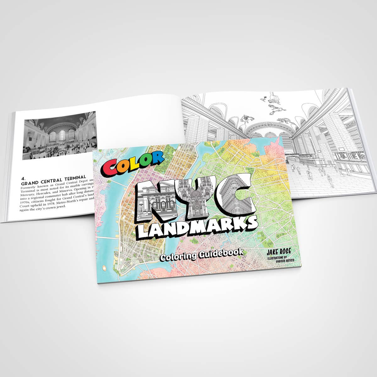 Color NYC Landmarks coloring book