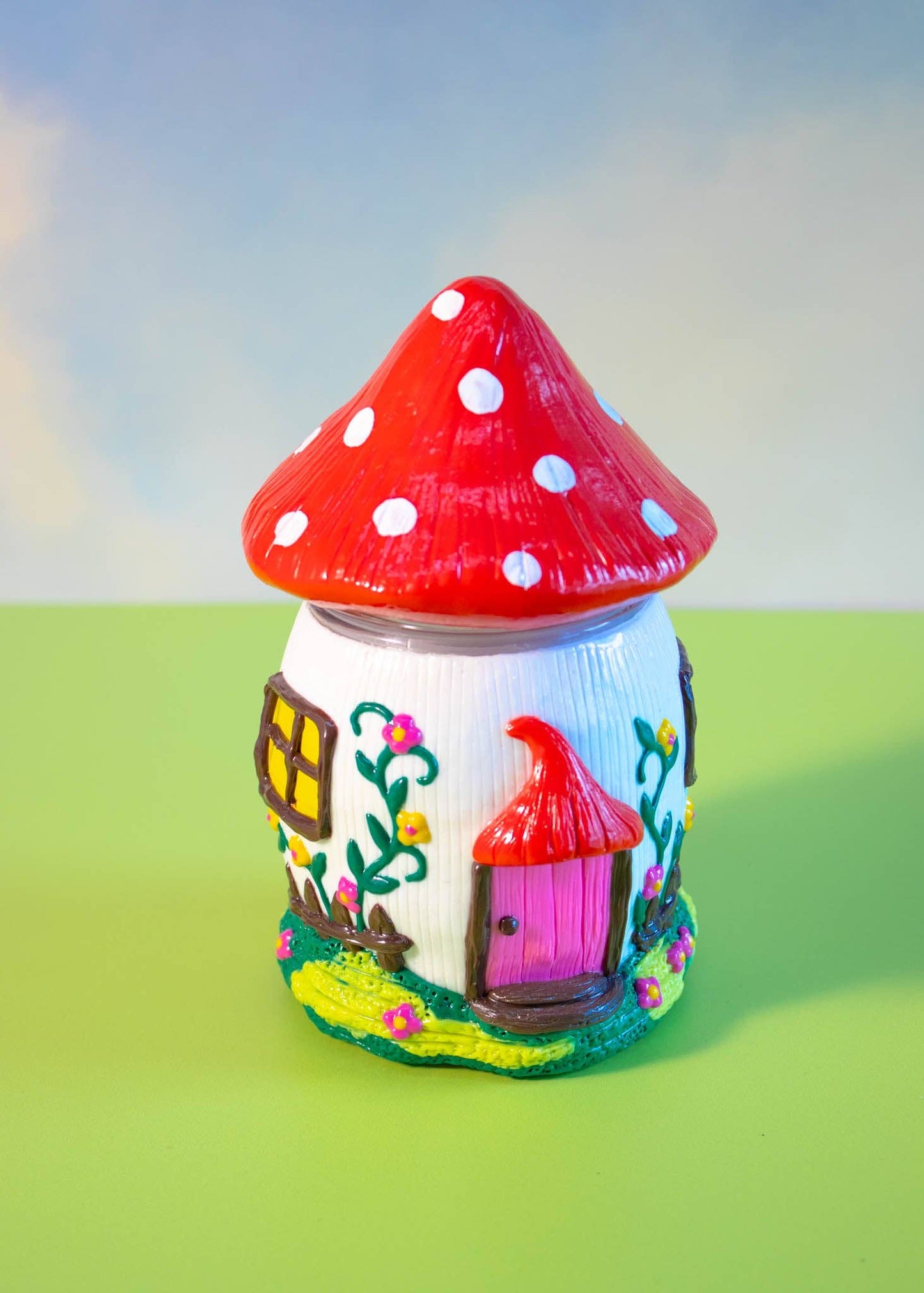 Canna Style - MUSHROOM HOUSE STASH JAR