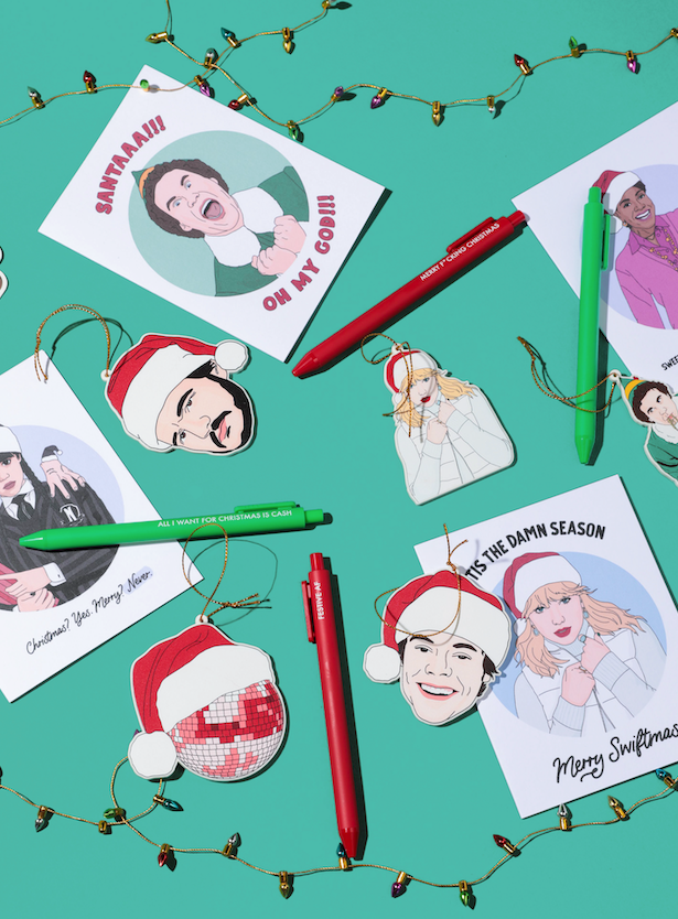 Tis the Damn Season White Acrylic Ornament