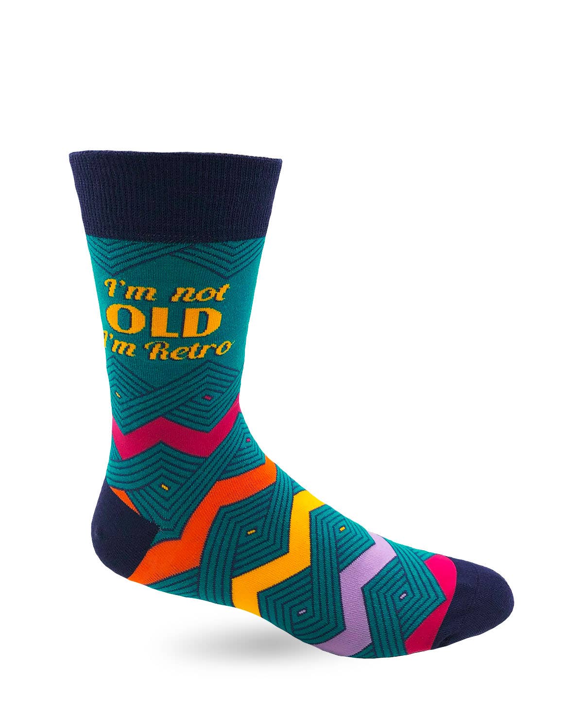 I'm Not Old I'm Retro Men's Novelty Crew Socks