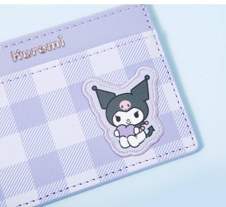 Sanrio Characters Pocket Card Wallet Holder with Metal Charm