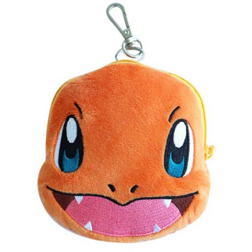 Pokemon  Characters Face Pouch Key ring