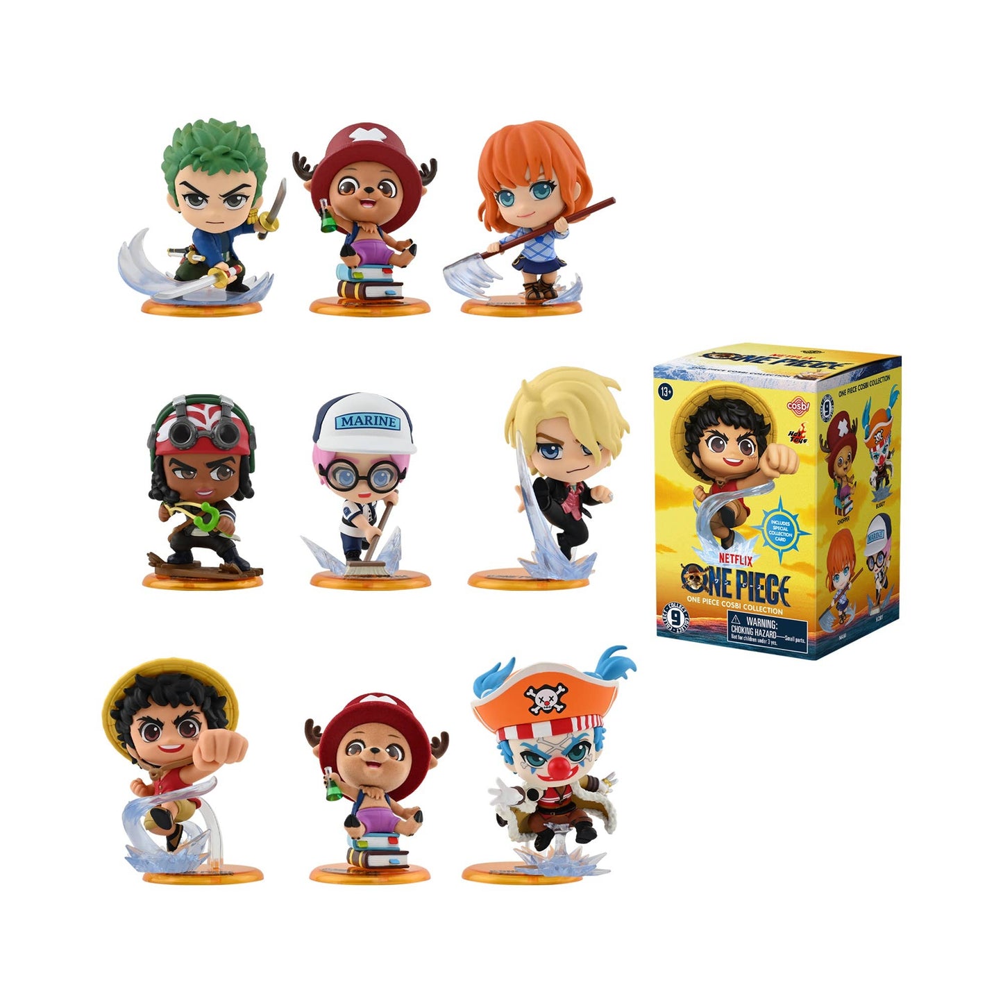One Piece Cosbi Collection - 8 Blind Boxes | No Duplicates