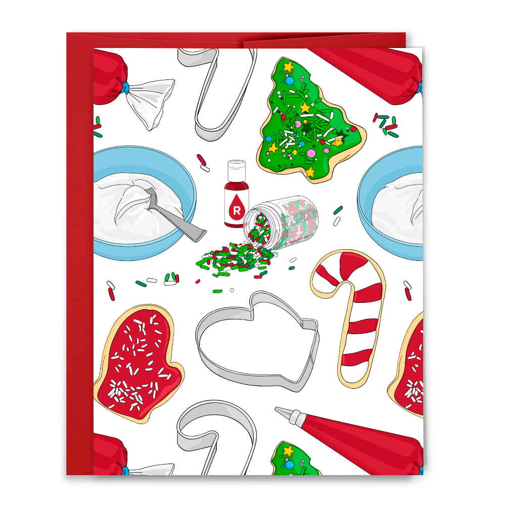 Christmas Cookie Deco Card