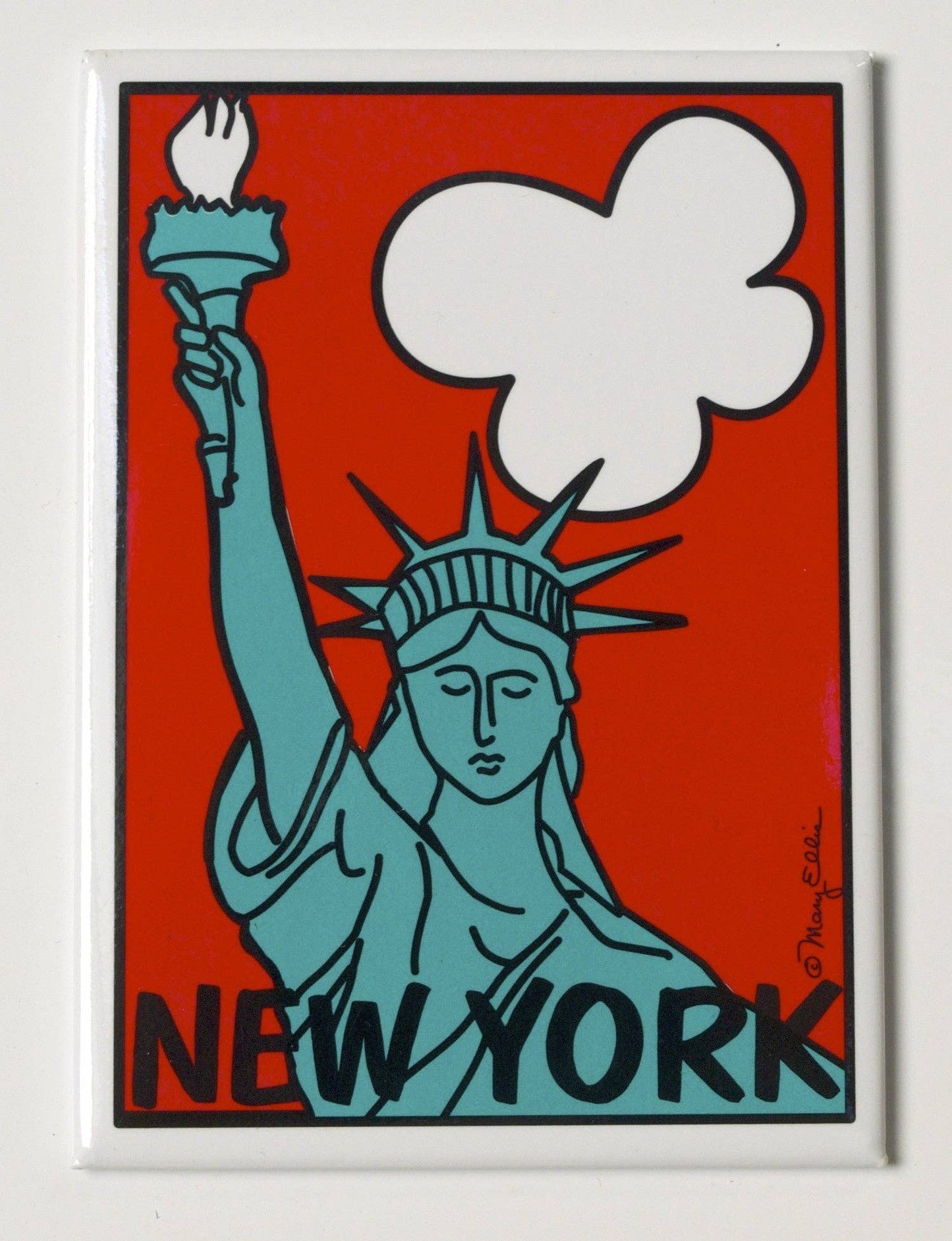 Mary Ellis - Statue Of Liberty Torch Magnet