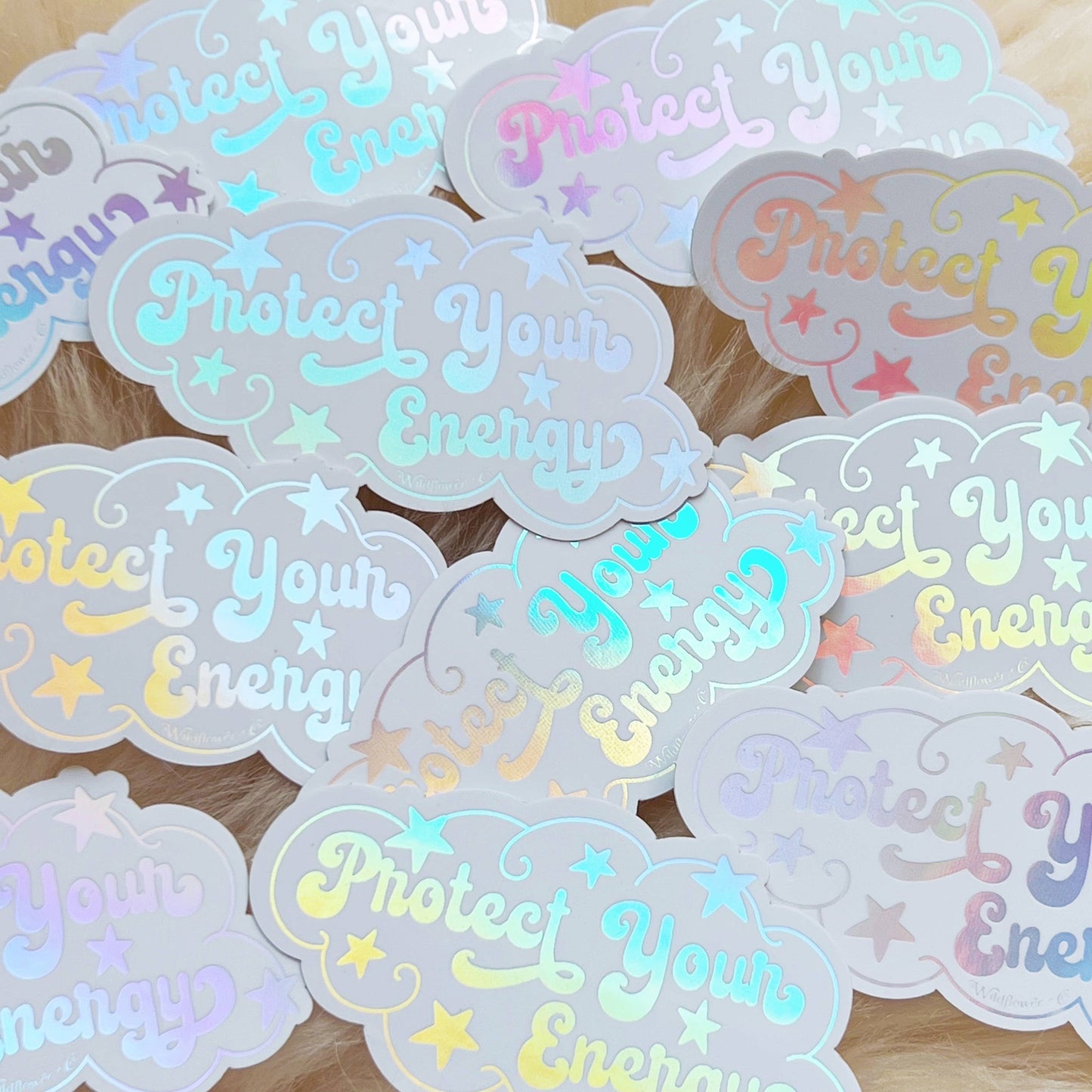 Wildflower + Co. - Protect Your Energy Sticker