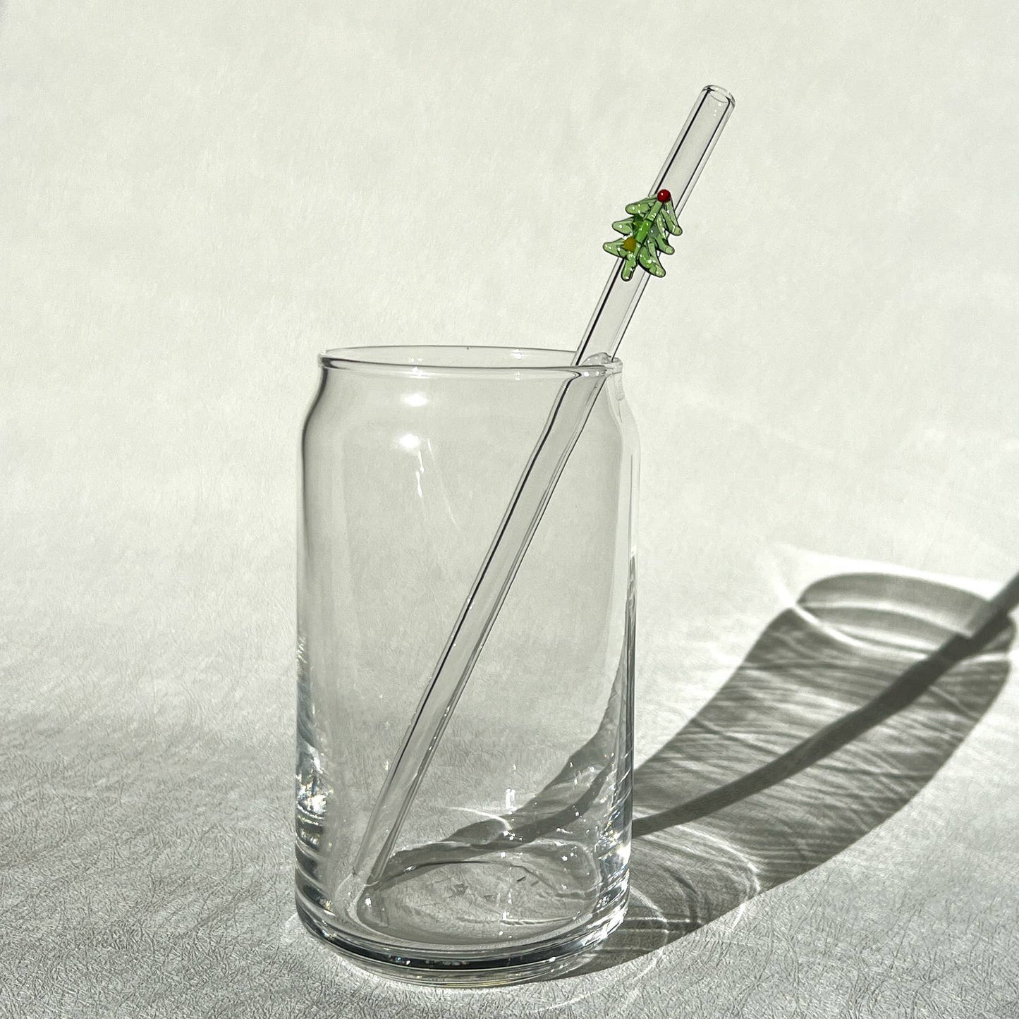 Glass straws with cute decal for 16 oz cup
