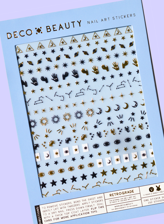 Deco Beauty - Nail Art Stickers - Retrograde