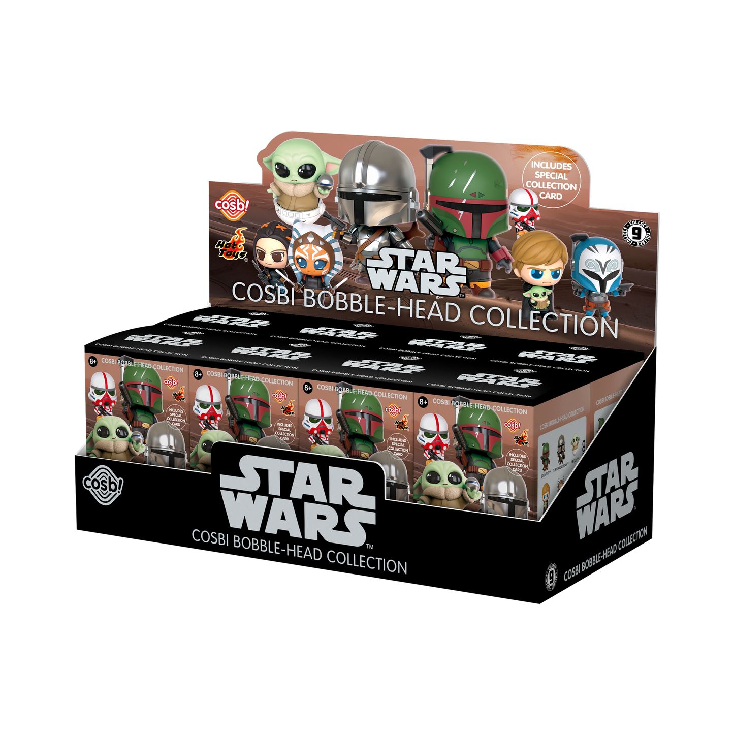 Star Wars Cosbi Bobble Head Collection - Case of 8 Blind Box
