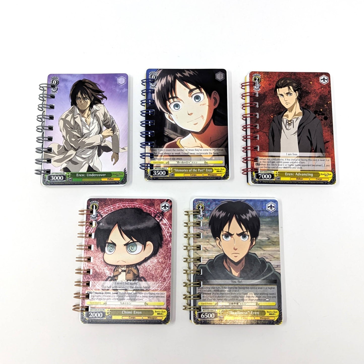 Giant Turtle Creations - Attack on Titan Trading Card Notebook