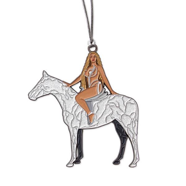 Beyonce Enamel Enamel Holiday Ornament