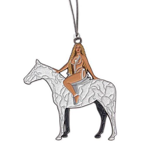 Beyonce Enamel Enamel Holiday Ornament