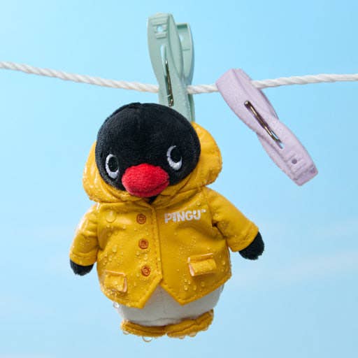 Restock! Pingu Raincoat Plush Keychain