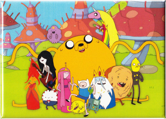 Square Deal Recordings & Supplies - Magnet - Adventure Time - Group Shot