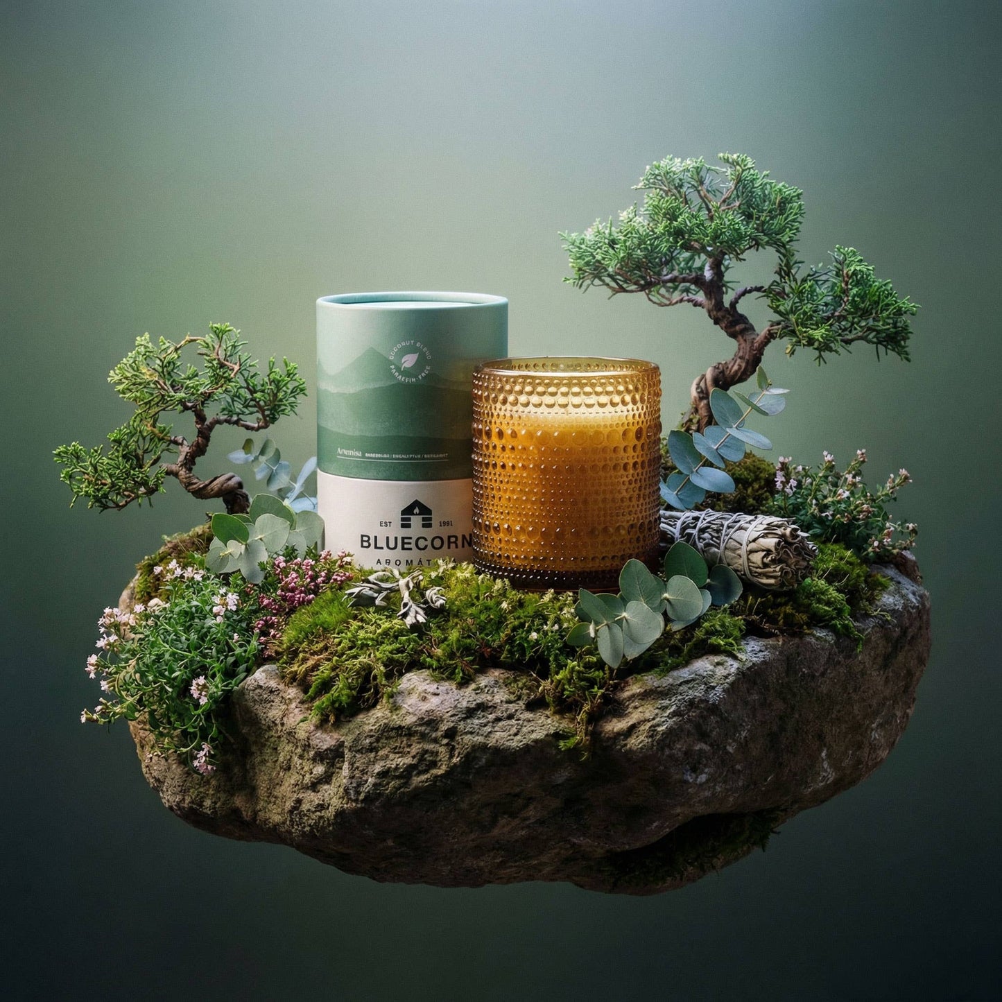 Artemisa Scented Candle — Sage, Bergamot, Citrus & Cedarwood