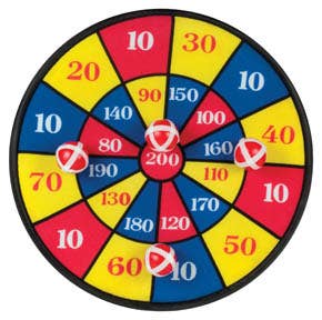 Fabric Dart Board Set, Indoor/Outdoor Game