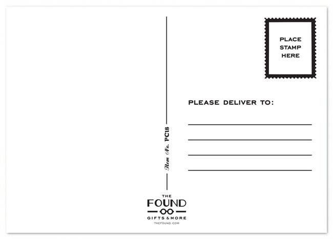 THE FOUND - New York City Skyline Postcard