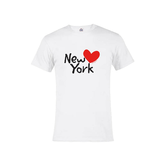 Mary Ellis - New York Heart 100% Cotton T-Shirt | New York Souvenir Shirt