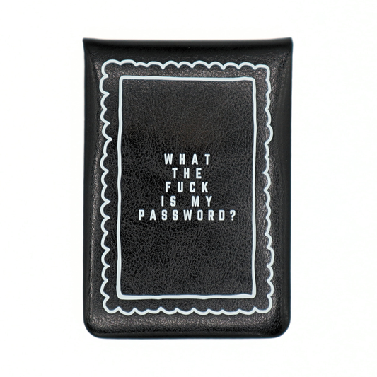 Properly Improper - What The Fuck Is My Password - Leatherette Pocket Journal