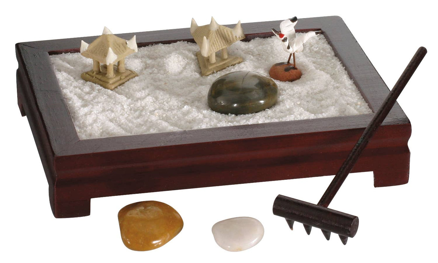 Mini Zen Garden, Desktop Toy, Colors Vary, Stress Relief