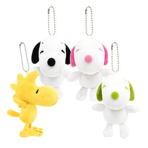 Snoopy Plush Bag Charm Key Chain- 10cm