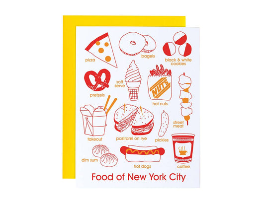 New York City Foodie Greeting Card