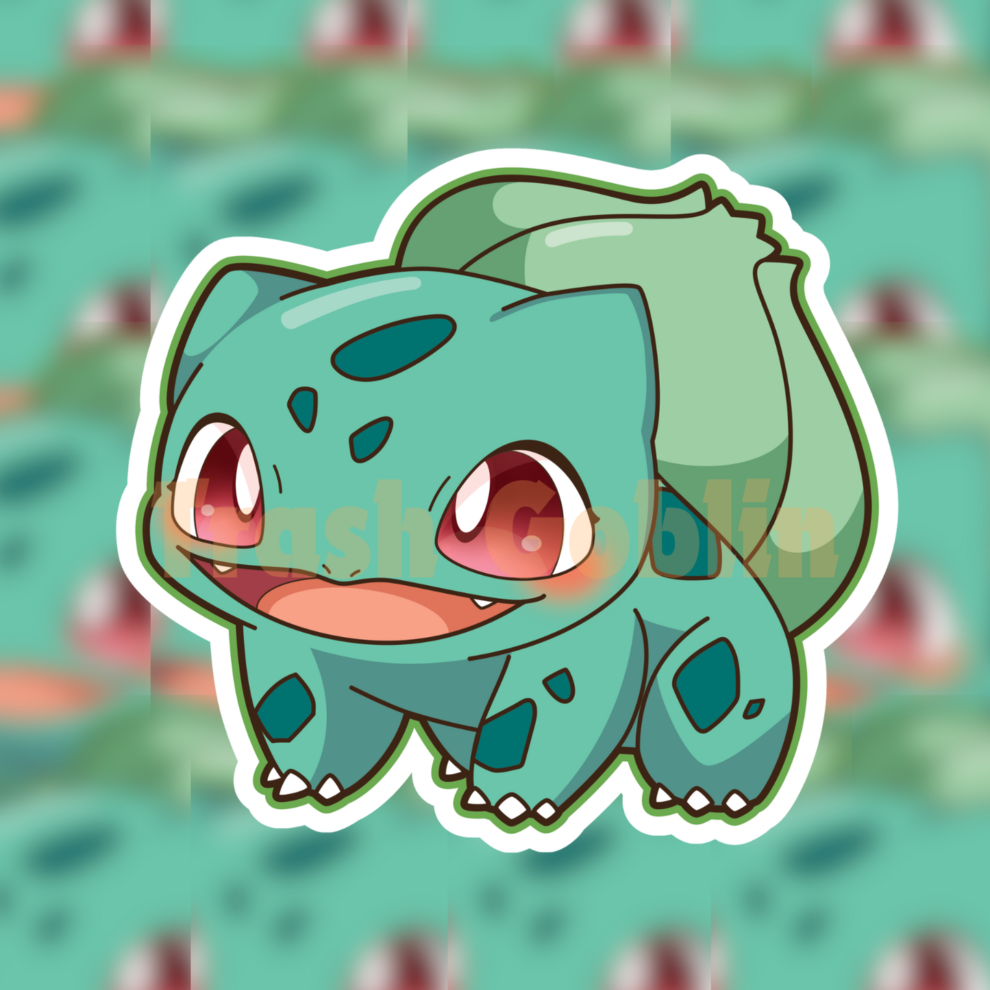 Bulbasaur Chibi Sticker