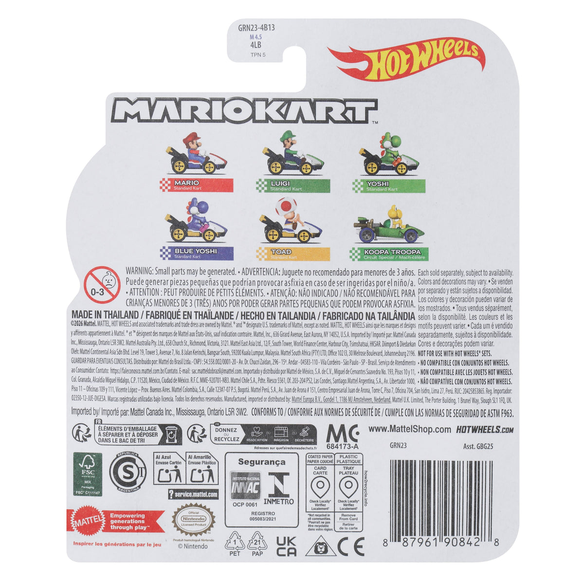 Hot Wheels Mario Kart Assortment