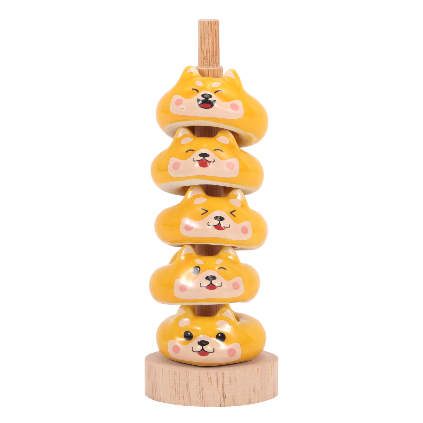 Shiba Inu 5 Piece Chopsticks Rest Ring Set (1/100)