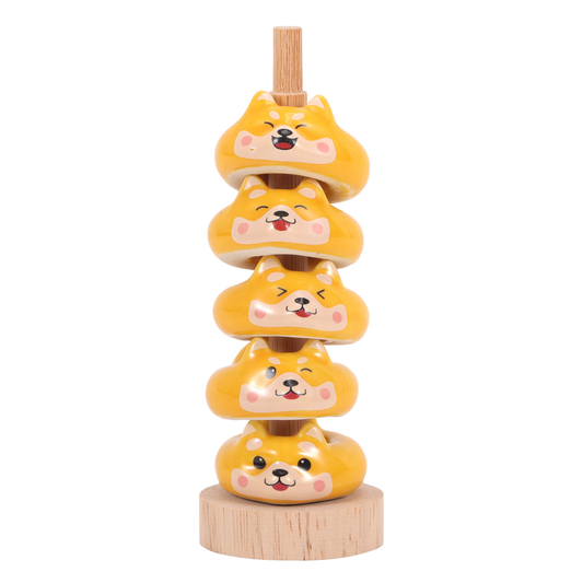 Shiba Inu 5 Piece Chopsticks Rest Ring Set (1/100)