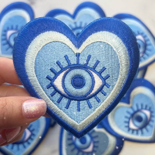 Wildflower + Co. - Evil Eye Heart Patch