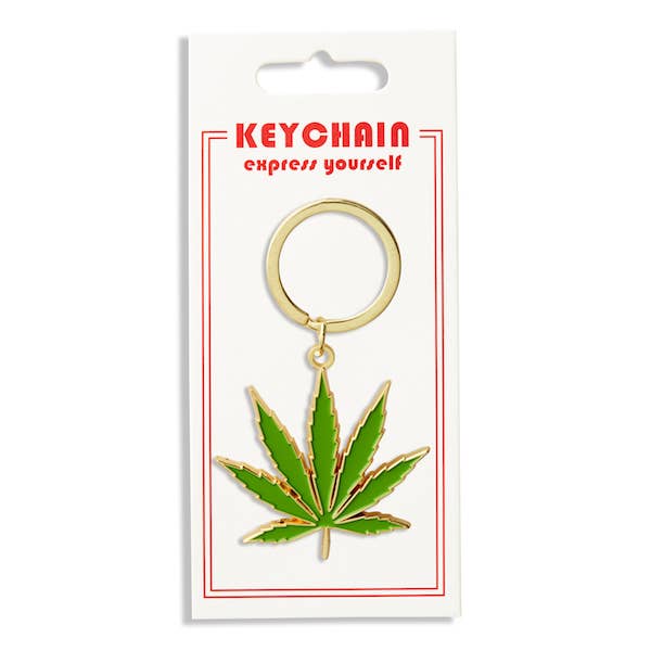 Pot Leaf Keychain