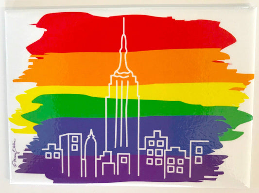 Mary Ellis - New York Rainbow Pride Magnet