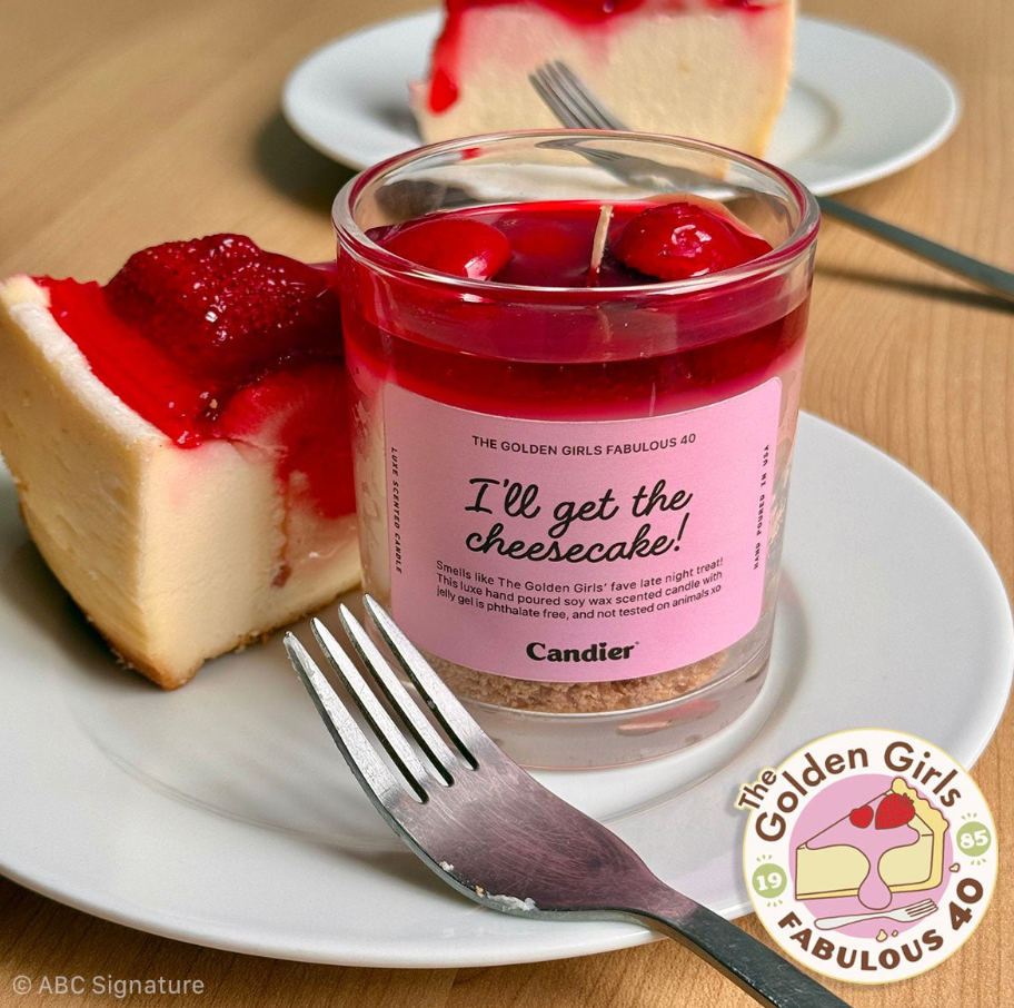 THE GOLDEN GIRLS CHEESECAKE CANDLE