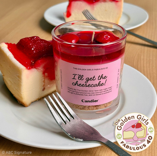 THE GOLDEN GIRLS CHEESECAKE CANDLE