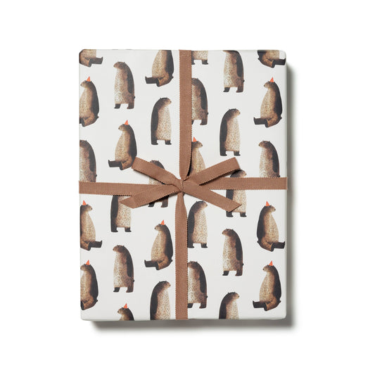 Party Bear wrapping paper