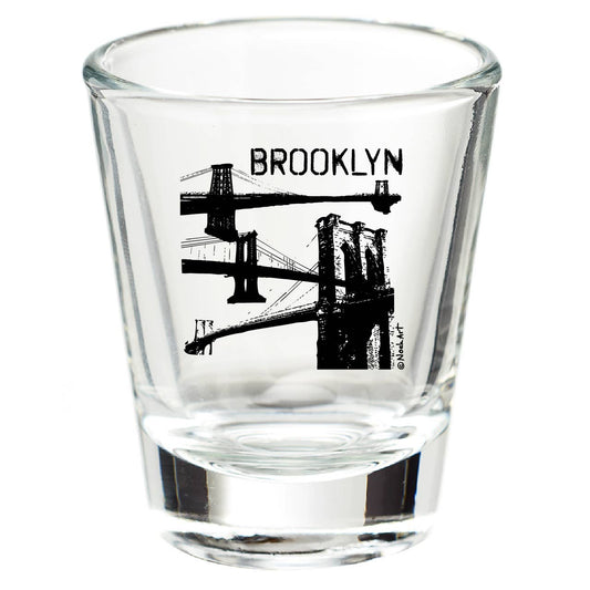 Mary Ellis - Brooklyn Shot Glass 3 Bridges